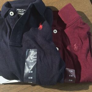 6 month Ralph Lauren Long sleeve set of 2